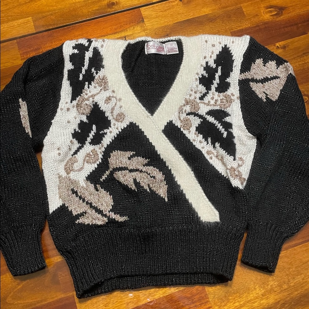 Vintage Cardigan Style Fall Grandma Sweater